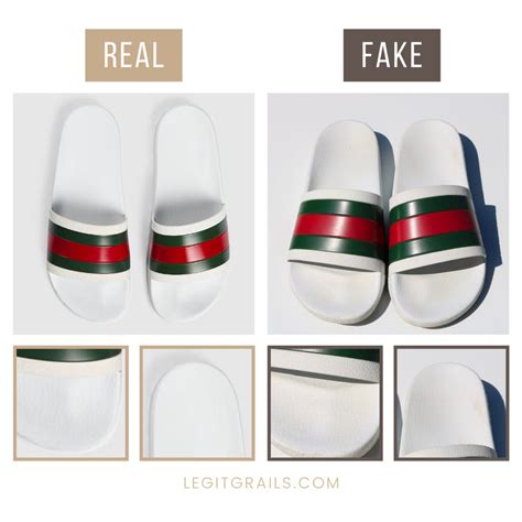 gucci slides real vs fake|the real gucci slides.